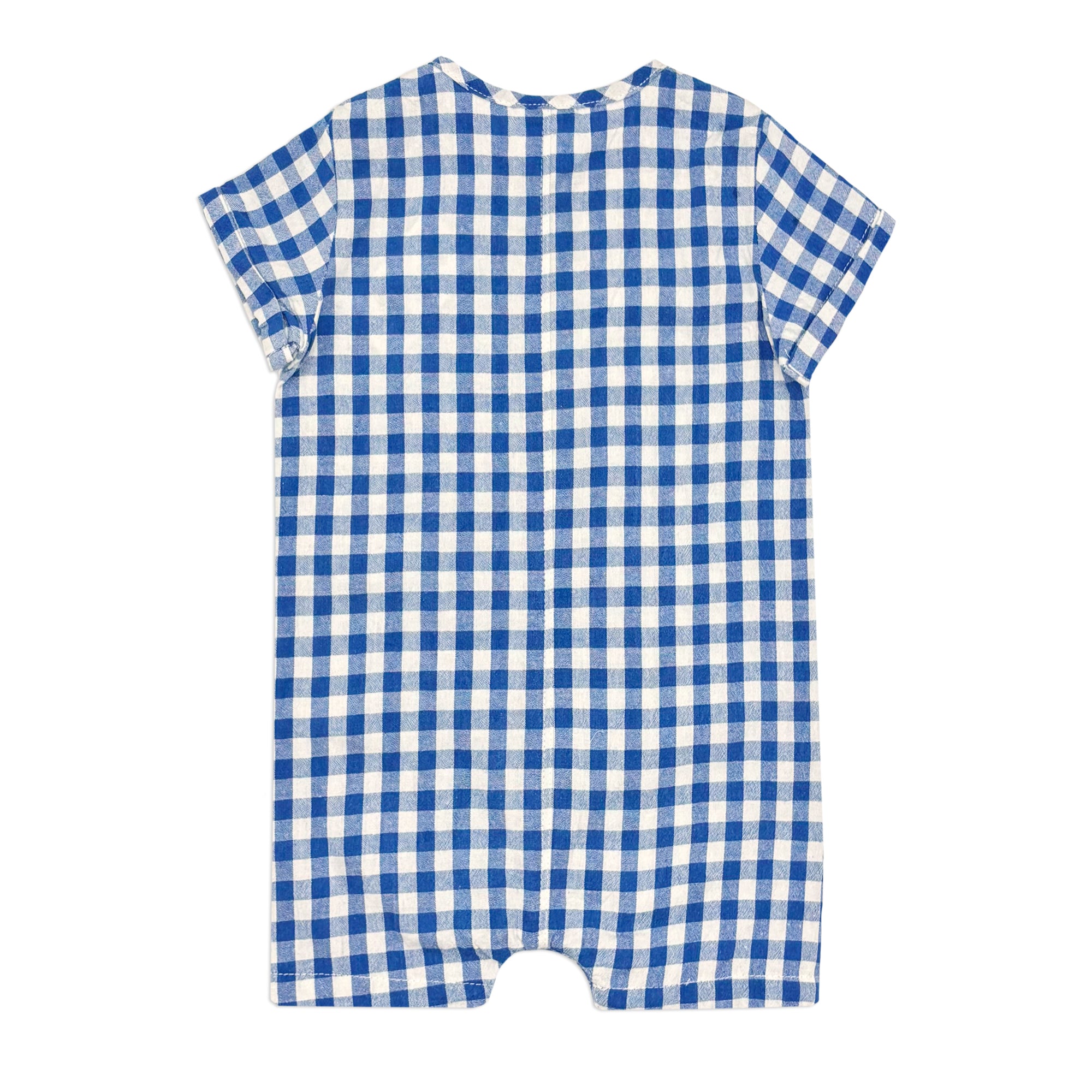 Milky Check Romper