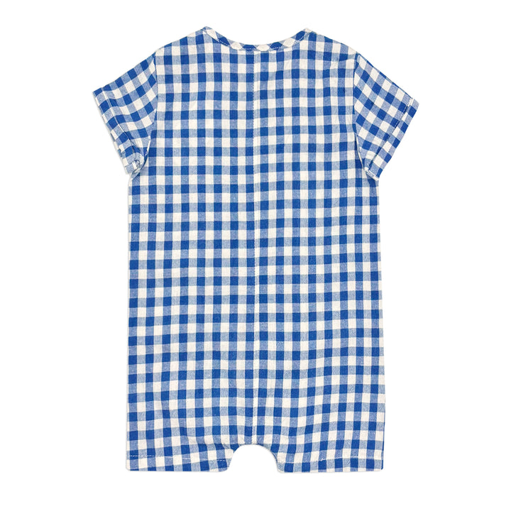 Milky Check Romper