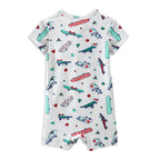 Christmas Skate Zip Romper