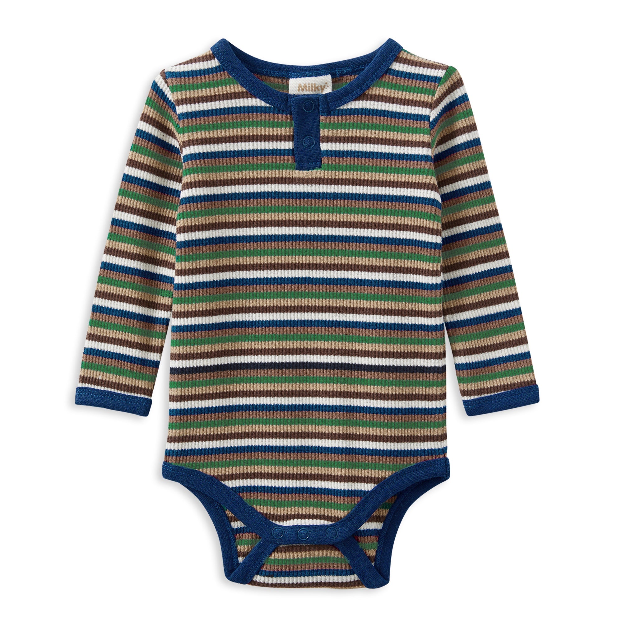 Milky Waffle Stripe Bubbysuit