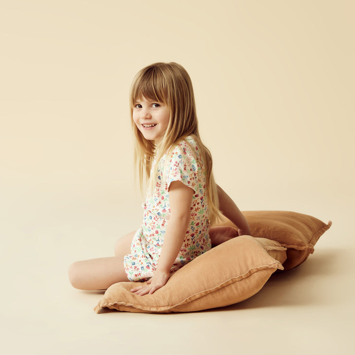 Wilson and Frenchy Tropical Garden Organic Short Sleeve Pyjamas