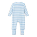 Mist Stripe Zip Romper