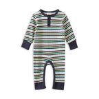 Heritage Waffle Henley Romper