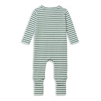 Fern Stripe Zip Romper