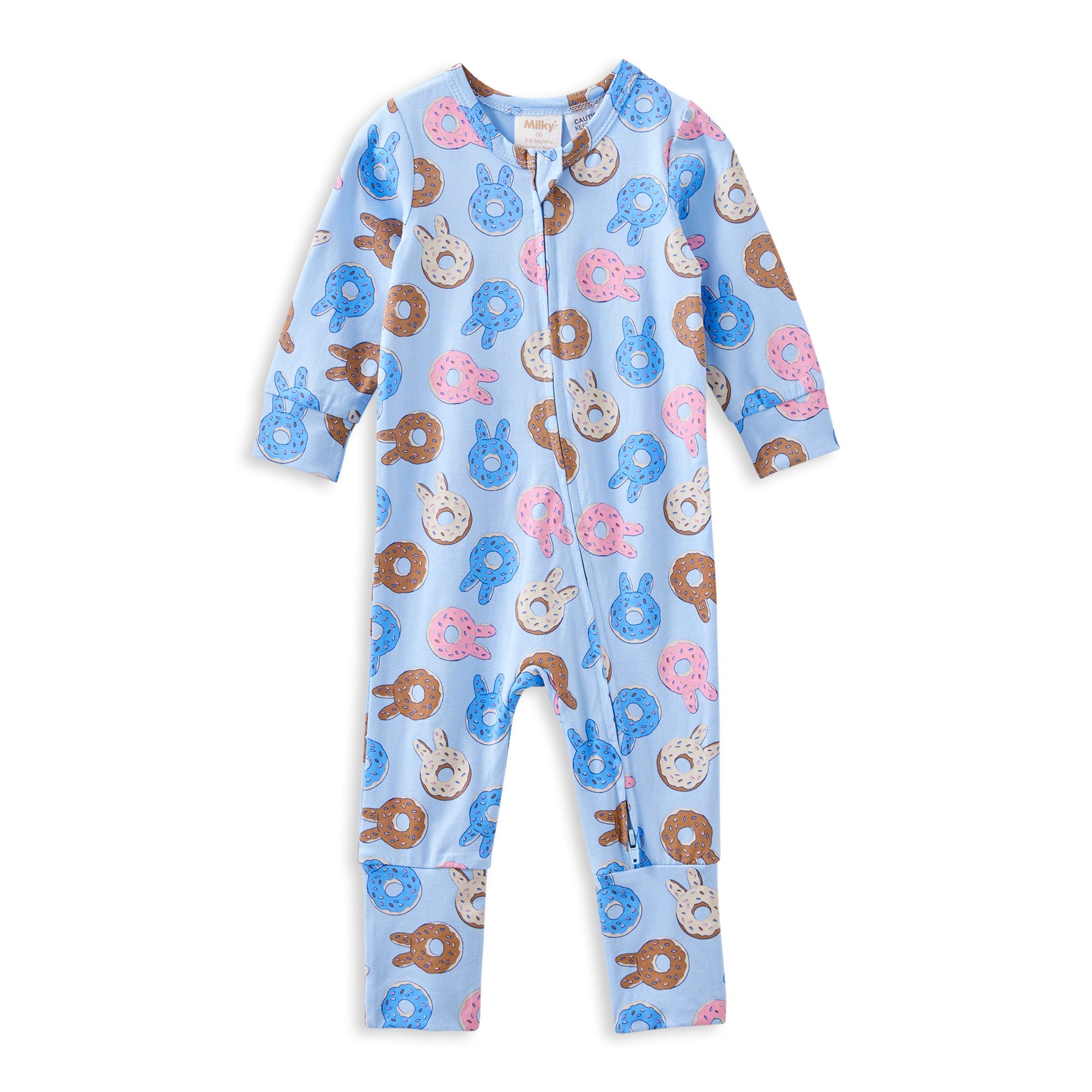 Donut Bunny Zip Romper