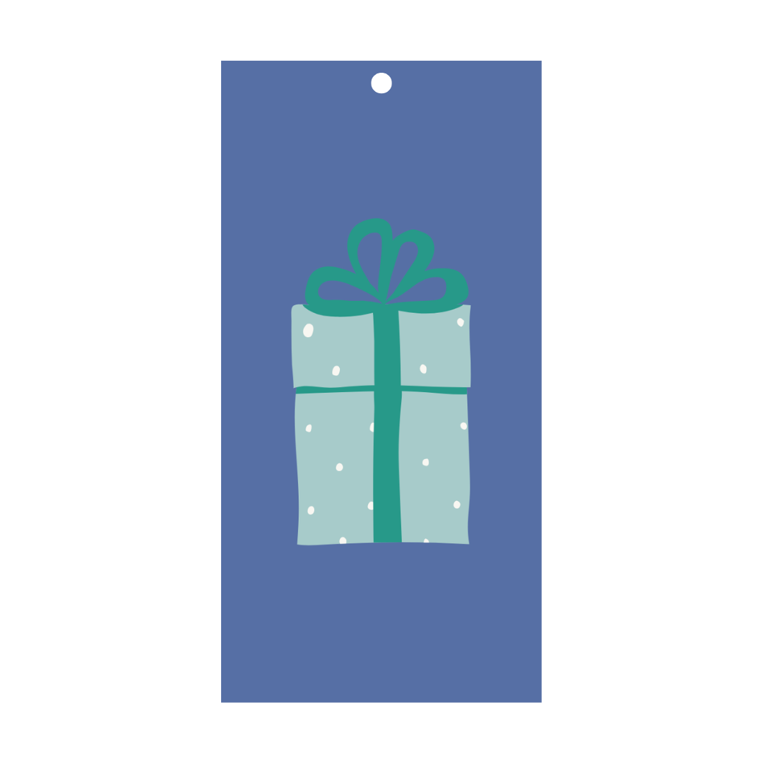 Daisy & Hen Exclusive Luxe Linen Christmas Gift Tags - 6pk Single Design