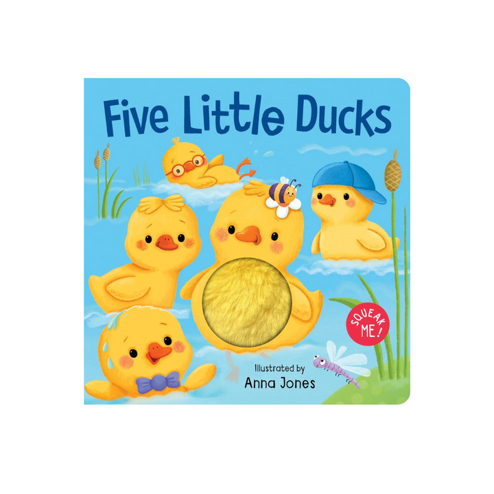 Squeaky Plush Board Book - Five Little Ducks