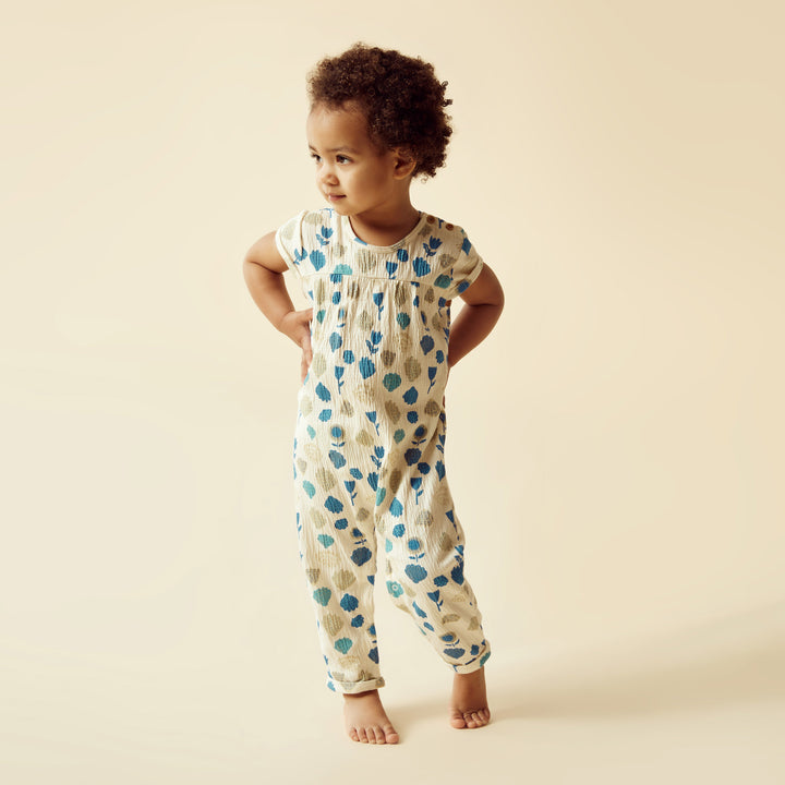 Wilson and Frenchy Ocean Breeze Crinkle Jumpsuit