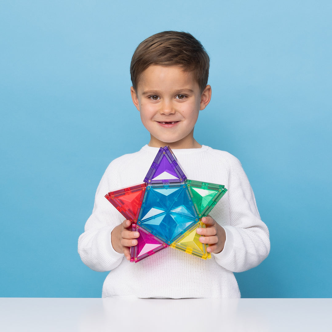 Connetix Tiles - 28 Piece Light |  Star Pack