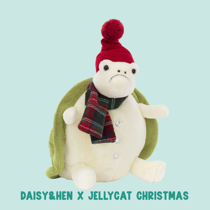 Jellycat Snowman Timmy Turtle