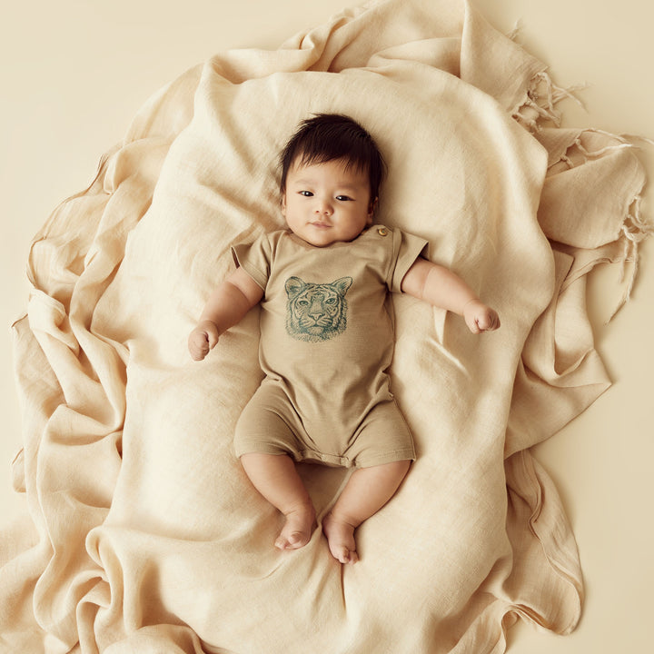 Wilson and Frenchy Leo Lion Organic Boyleg Growsuit