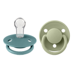 De Lux Silicone Pacifier 2 Pack - Island Sea/Sage