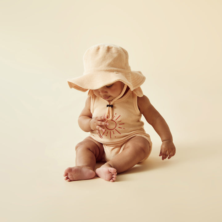 Wilson and Frenchy Sunshine Organic Terry Tie Playsuit