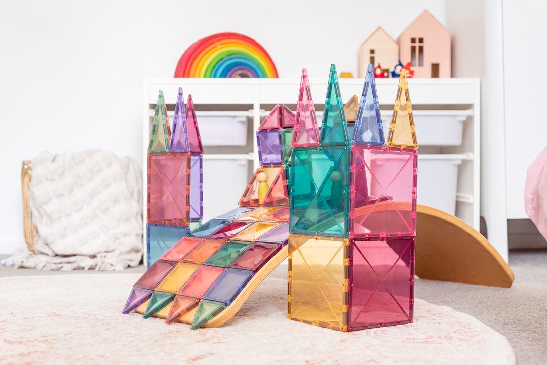 Connetix Tiles - 64 Piece Set | Pastel