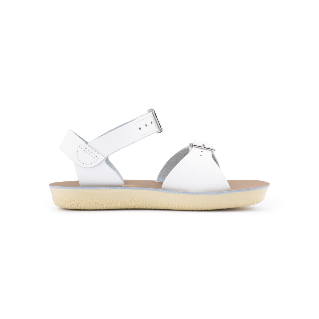 Saltwater Sandals Sun San Surfer Velcro - White