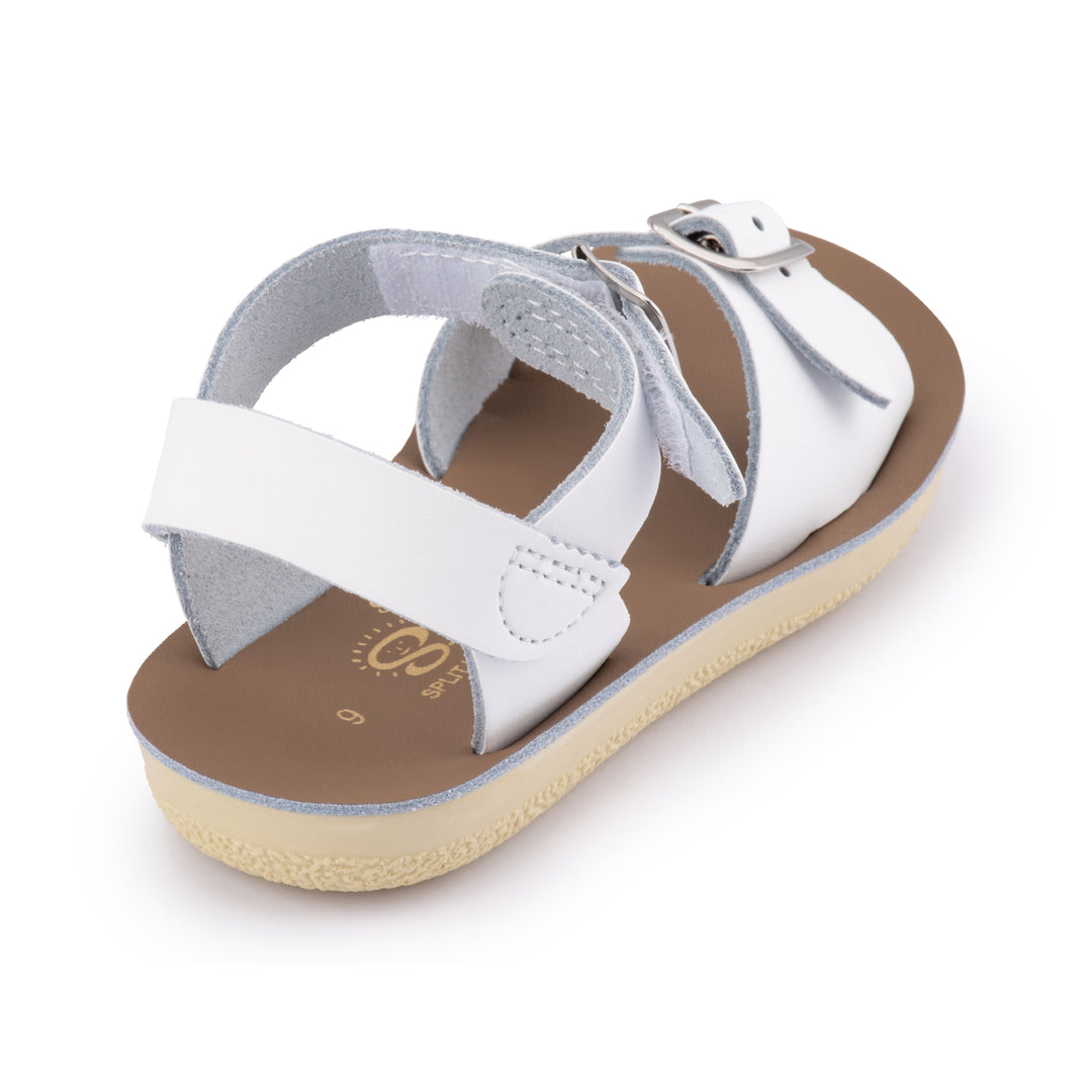 Saltwater Sandals Sun San Surfer Velcro - White