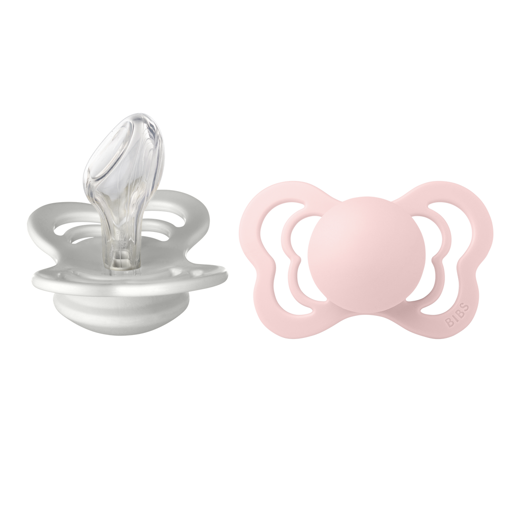 Couture Silicone Pacifier 2 Pack  - Haze/Blossom
