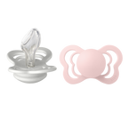 Couture Silicone Pacifier 2 Pack  - Haze/Blossom