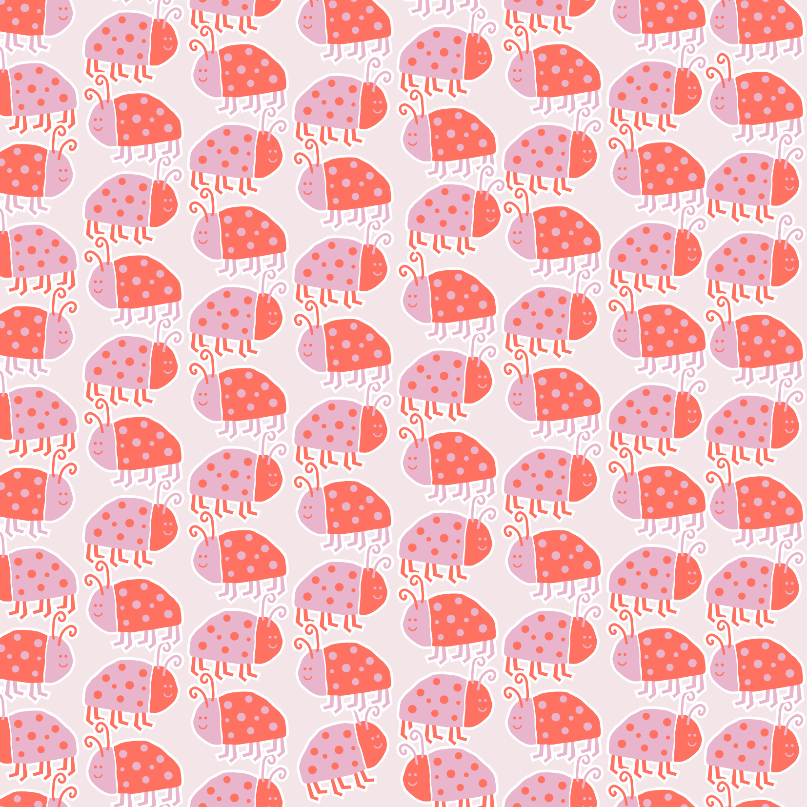 Greeting Card - Lady Bugs