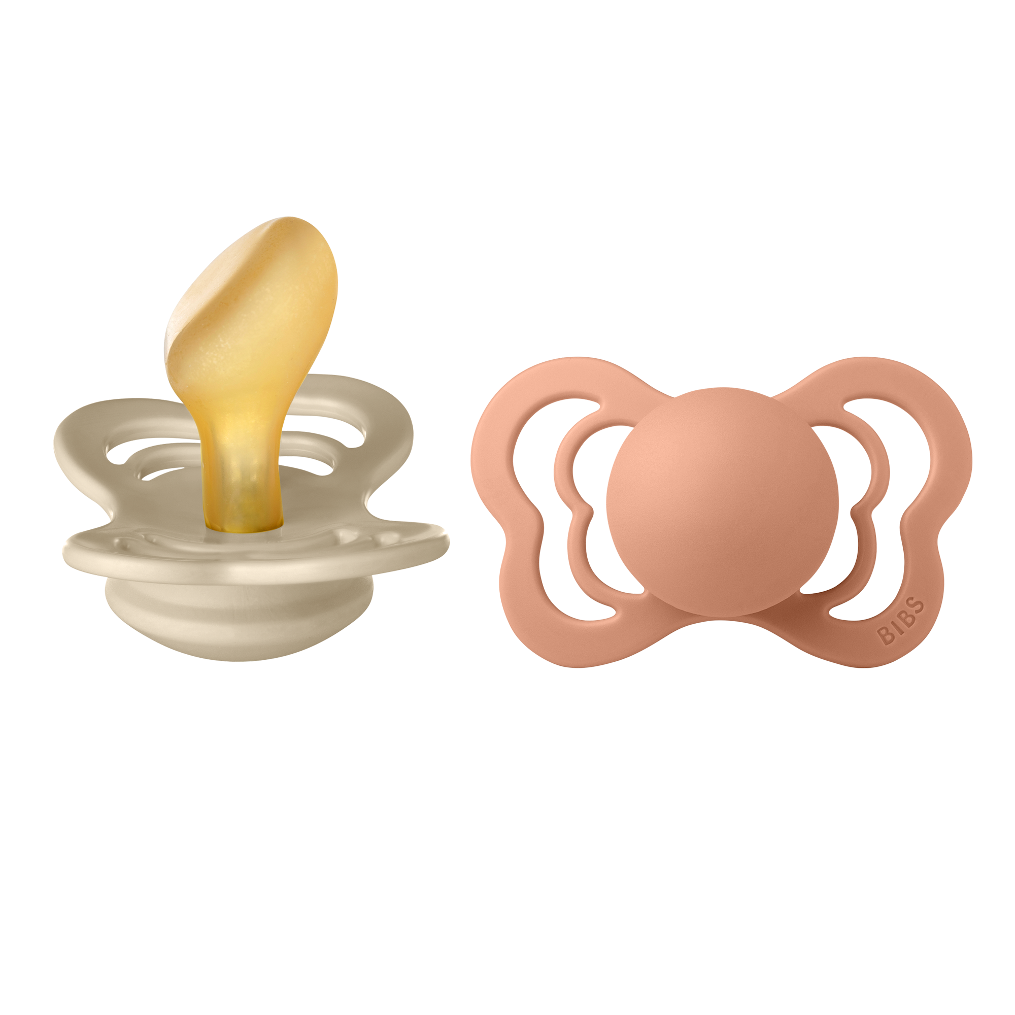 Couture Latex Pacifier 2 Pack  - Vanilla/Peach