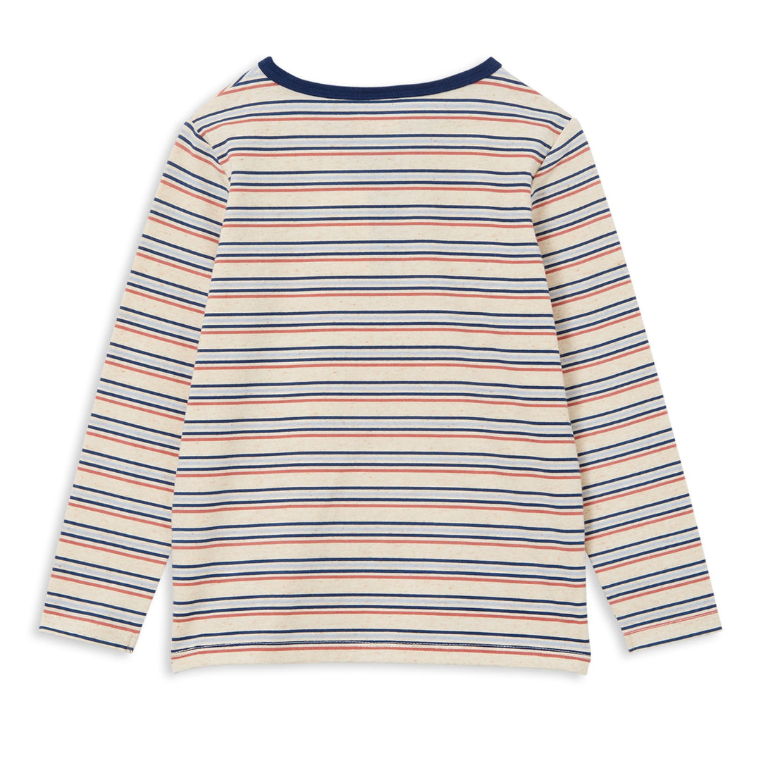 Milky Henley - Natural Stripe