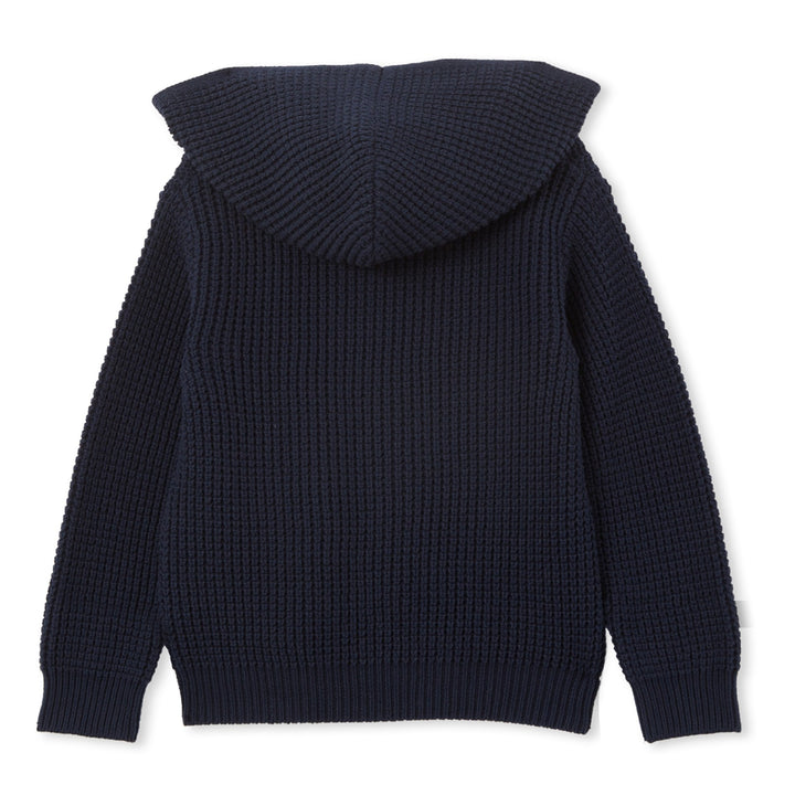 Milky Knit Waffle Jacket