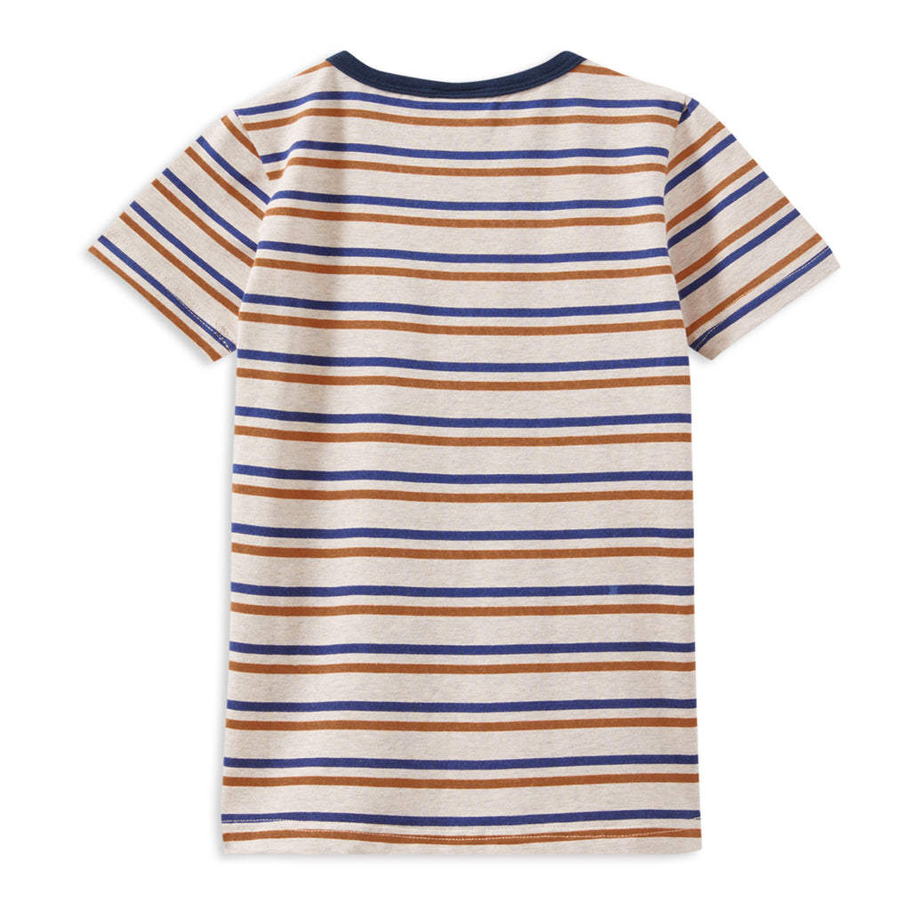 Milky Mini Stripe Pocket Tee