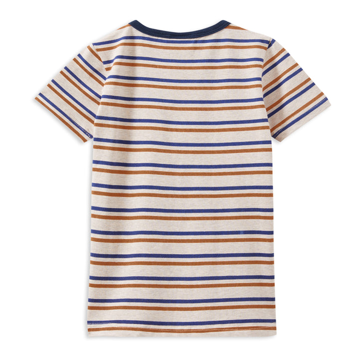Milky Mini Stripe Pocket Tee