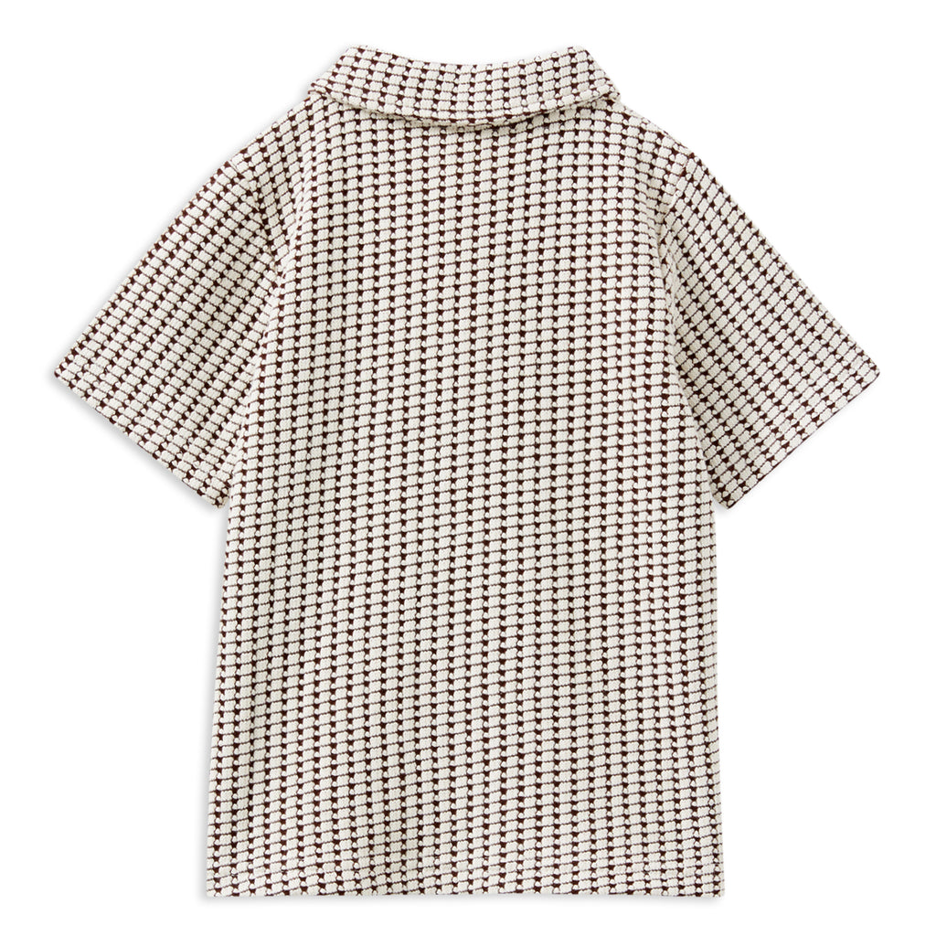 Milky Chocolate Knit Polo