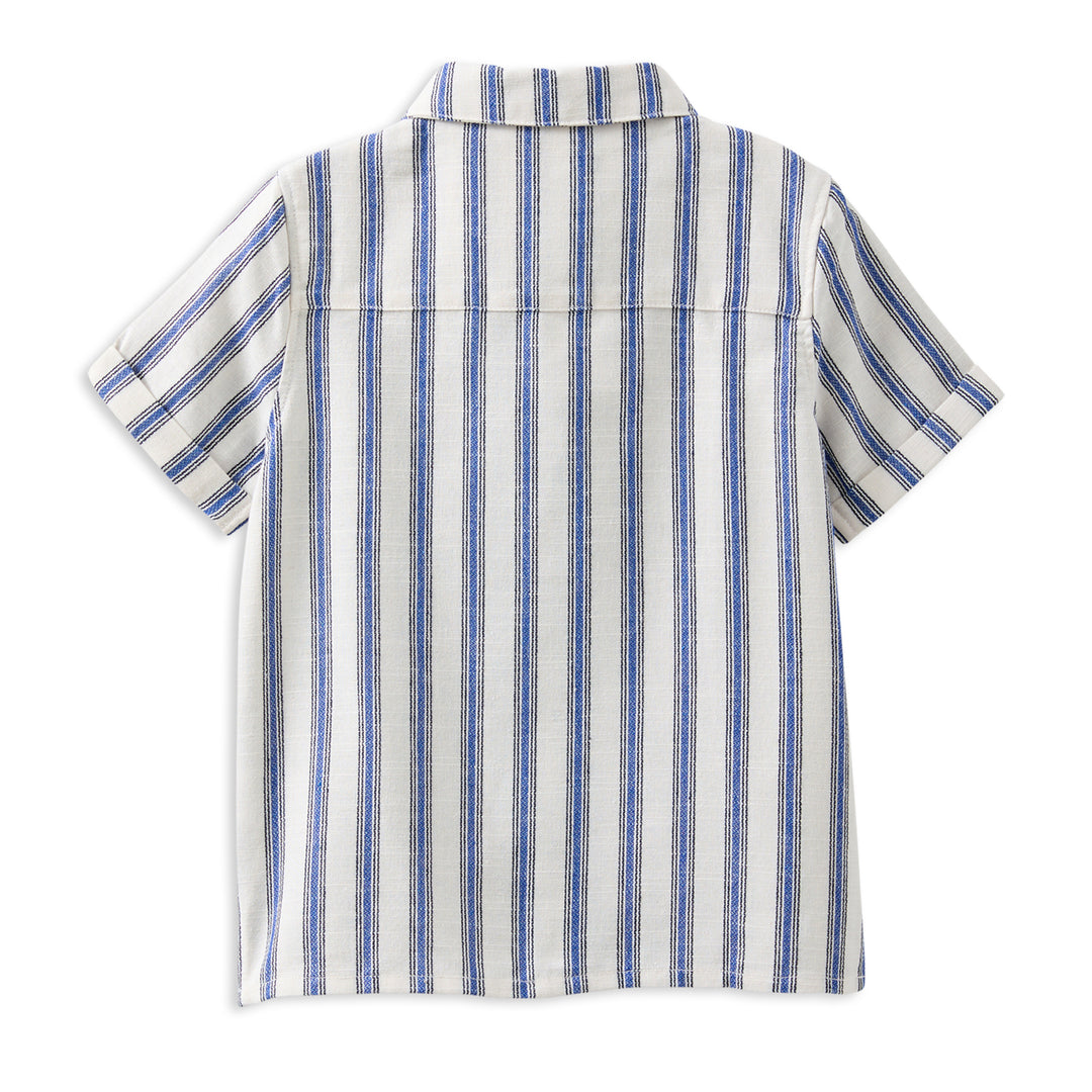 Milky Stripe Linen Shirt