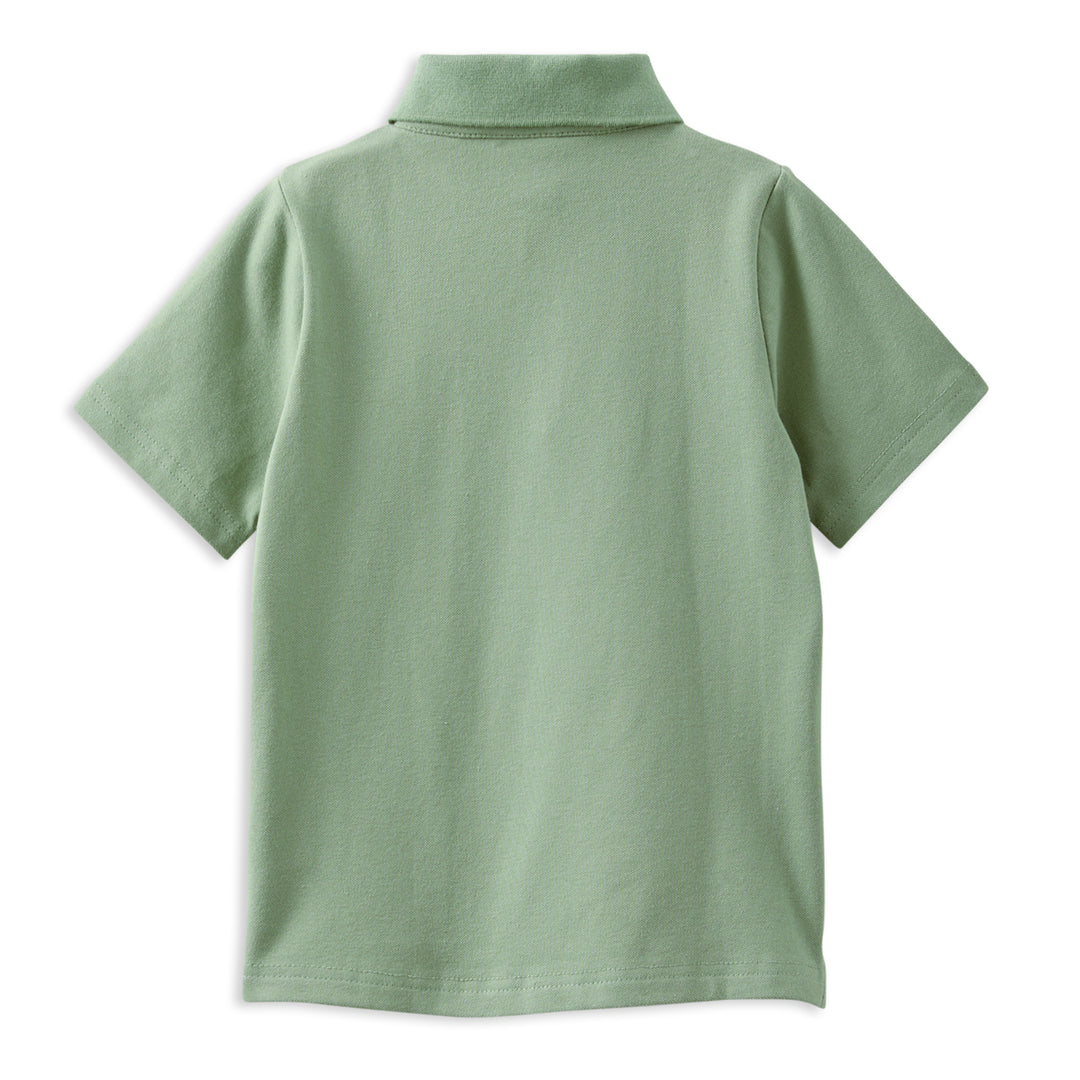 Milky Basil Lion Polo Shirt