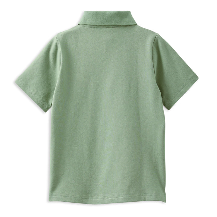 Milky Basil Lion Polo Shirt