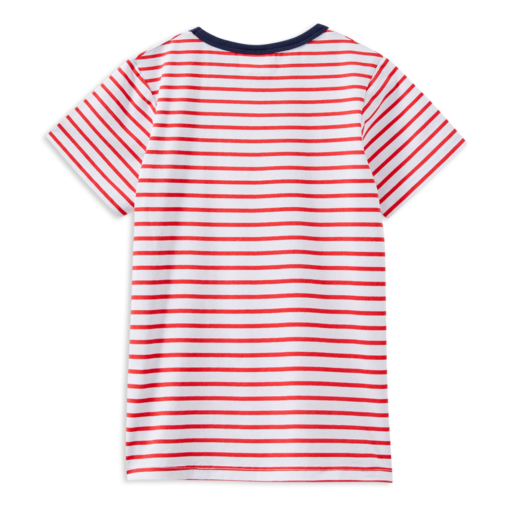 Milky Red Stripe Tiger Tee