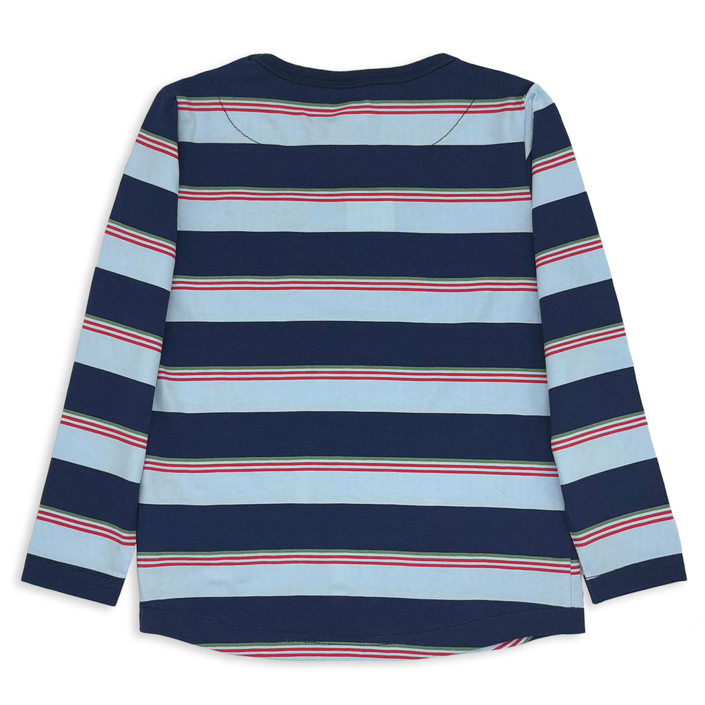 Milky Midnight Stripe Pocket Tee