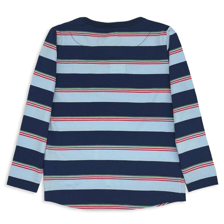 Milky Midnight Stripe Pocket Tee