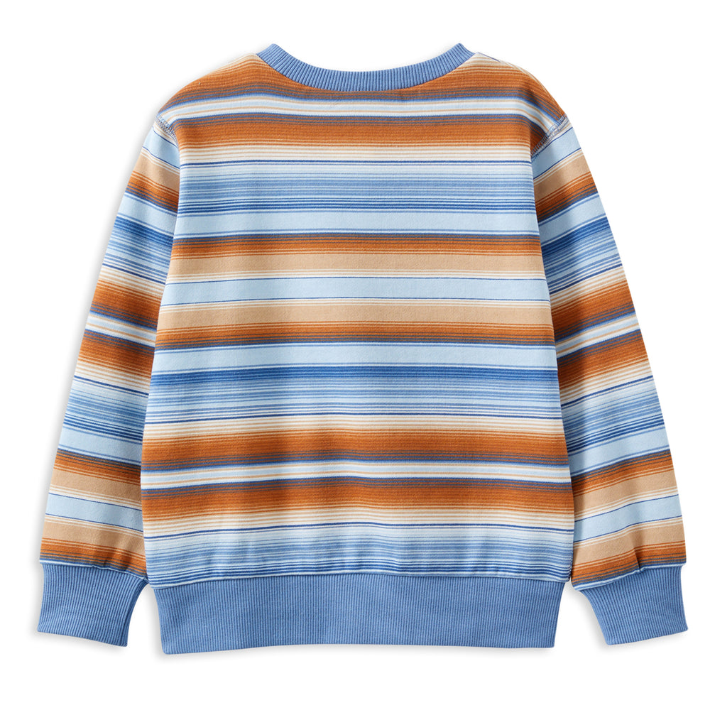 Ombre Stripe Fleece Sweat Ombre Stripe Fleece Sweat