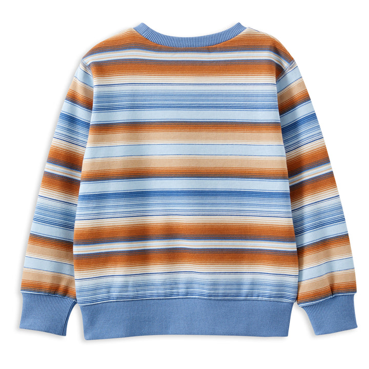 Milky Ombre Stripe Fleece Sweat