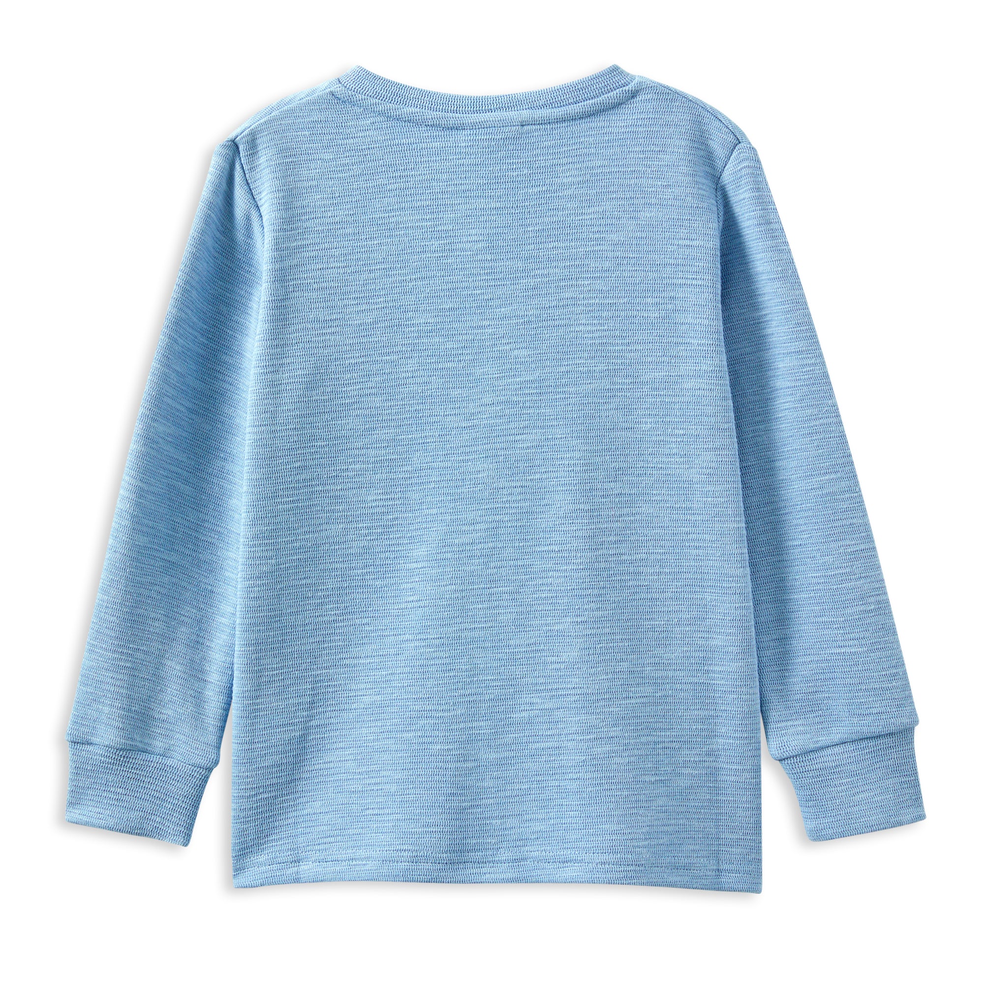 Milky Pale Blue Henley