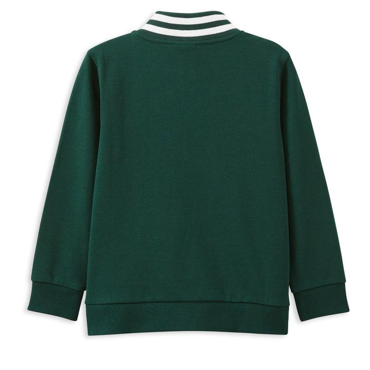 Milky Green Zip Sweat