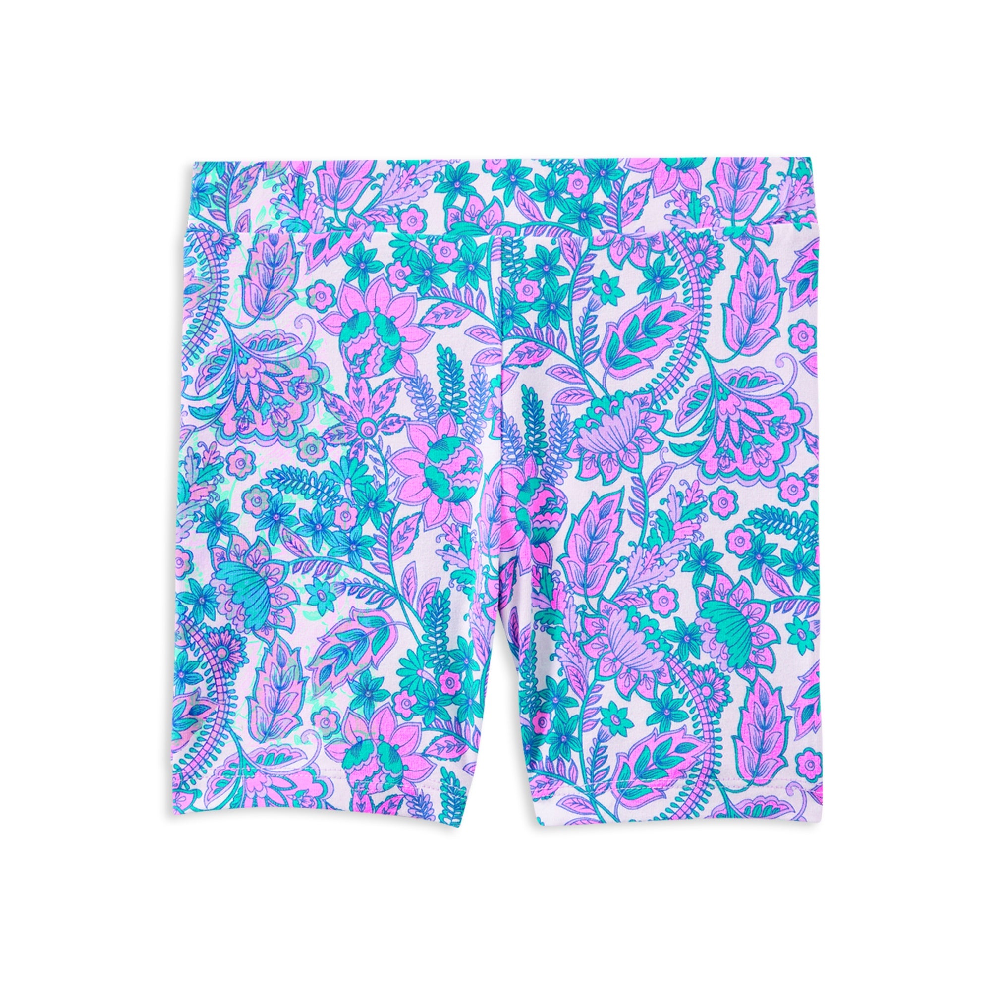 Milky Paisley Bloom Bike Short