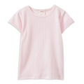 Pink Stripe Rib Tee