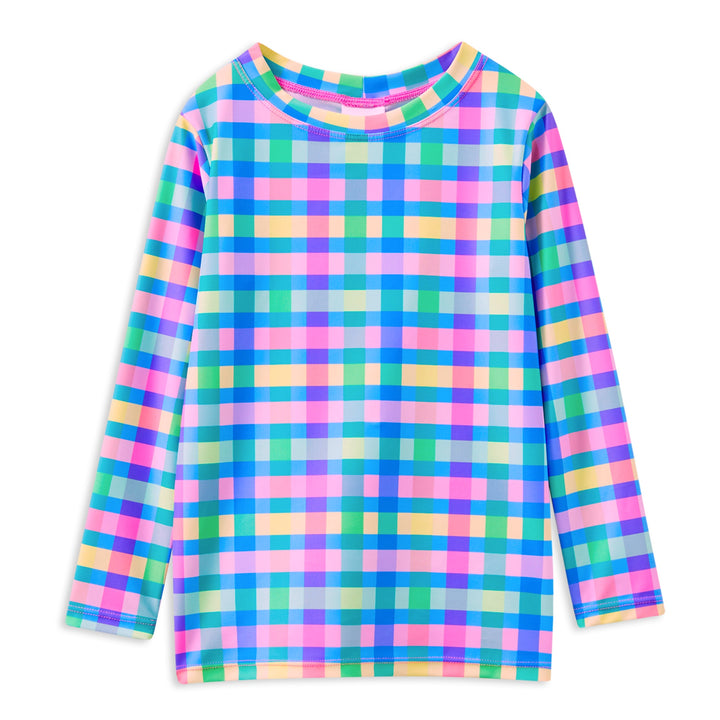 Milky Picnic Check Rash Vest