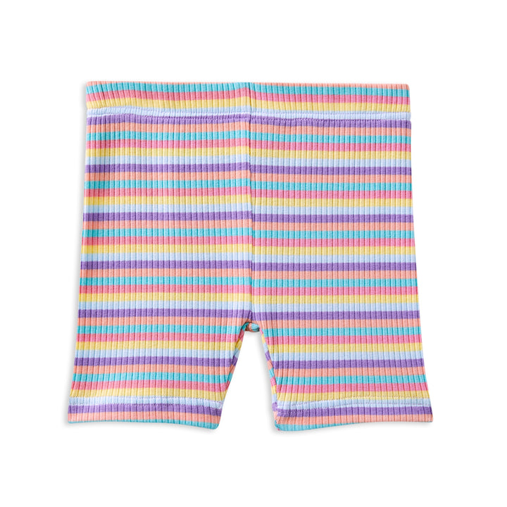 Milky Multi Stripe Bike Short