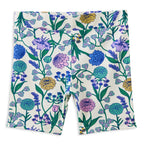Milky Spring Bouquet Bike Shorts