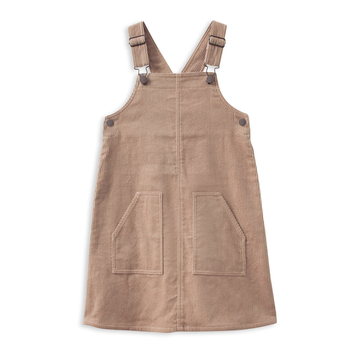Milky Caramel Cord Dress