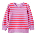 Raspberry Stripe Sweat