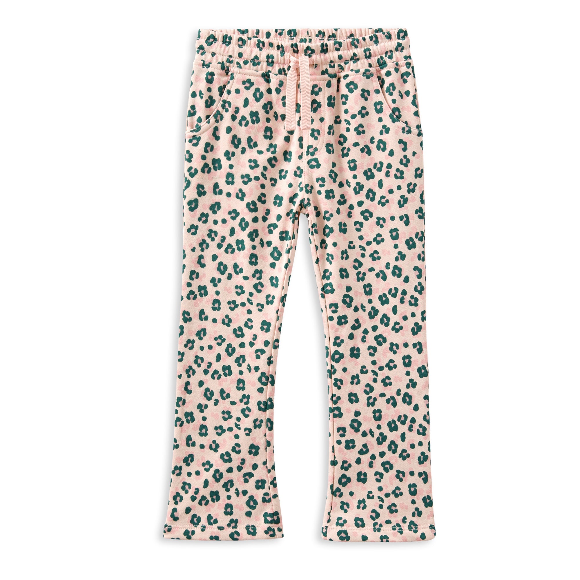 Milky Leopard Fleece Track Pant