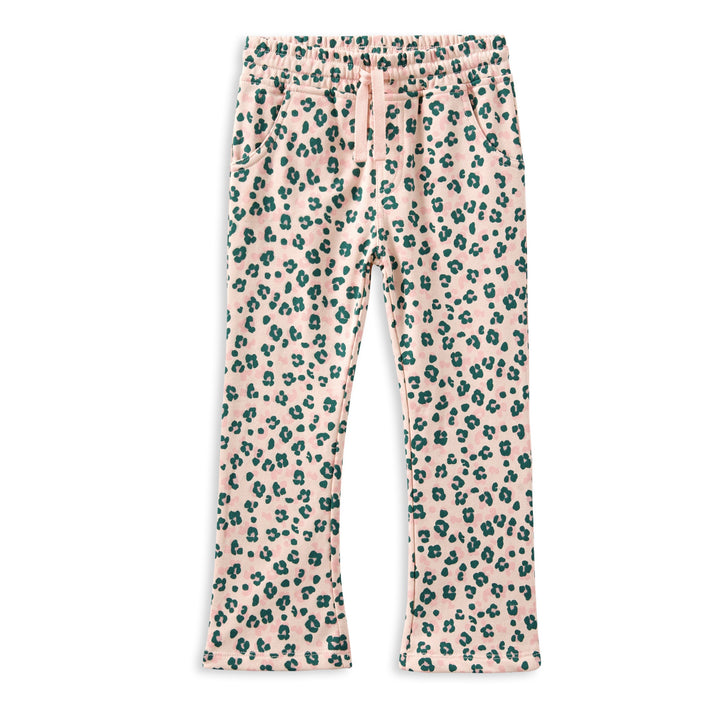 Milky Leopard Fleece Track Pant