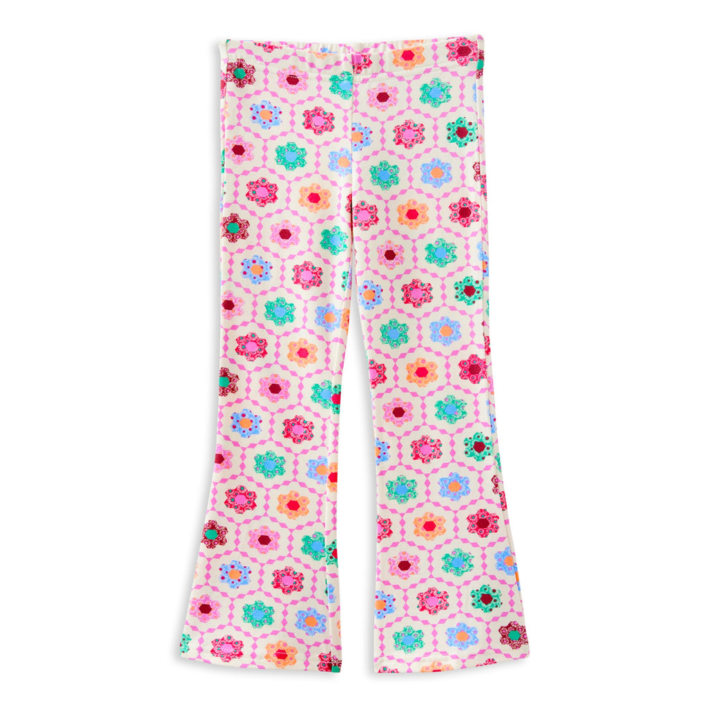 Honeycomb Bloom Flared Legging