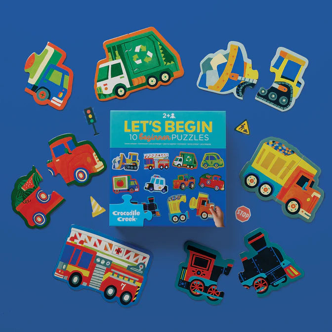 Let's Begin Puzzle 2 Piece - Vehicles (Box)